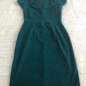 Betsey Johnson green cap sleeve dress